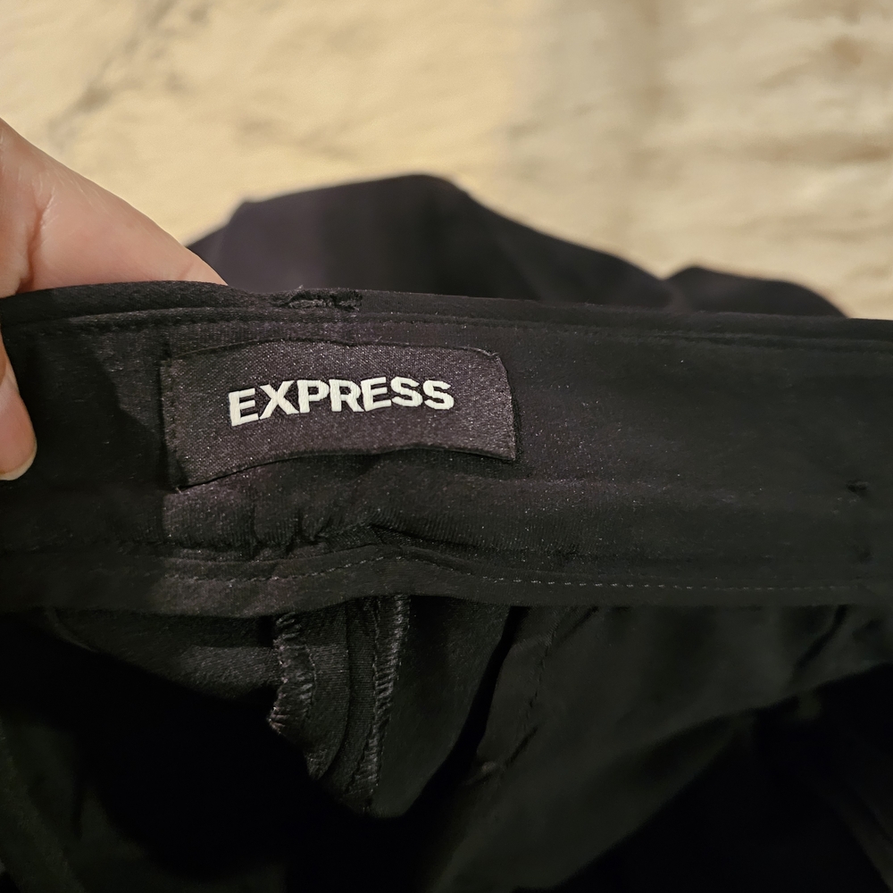 Express Black Wide Leg Women's Pants - Picture 6 of 7